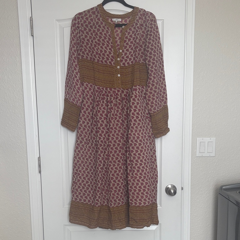OTHILIA Bohemian Style Midi Dress